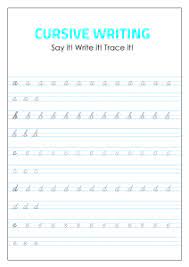 Cursive letters handwriting practice printable worksheet, alphabet . Lowercase Cursive Alphabet Tracing And Writing U Z Worksheets For Second Third Grade English Worksheets Schoolmykids Com