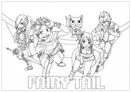 The whole guild between toes. Fairy Tail Free Printable Coloring Pages For Kids