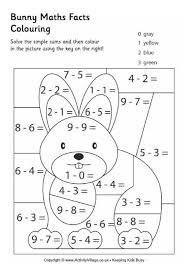 Full list of past exam papers for the key stage 2 sats in mathematics!! Bunny Maths Facts Colouring Page Math Facts Easter Math Math For Kids