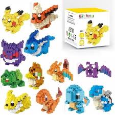 Pokemon Diy Mini Block Building Block Toy Blocks Lego Pokemon Pokemon Toy