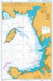 British Admiralty Nautical Chart 1826 Irish Sea Eastern Part