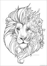 Signup to get the inside scoop from our monthly newsletters. Lion Coloring Pages Adult Lion Head For Adults Printable 2020 507 Coloring4free Coloring4free Com