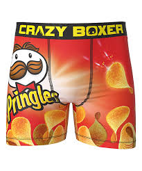 Crazy Boxer Red Giant Size Pringles Boxer Briefs Men