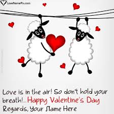 Looking for the best valentine's day quotes to polish off your love letter? Funny Valentines Day Quotes Messages With Name Editing