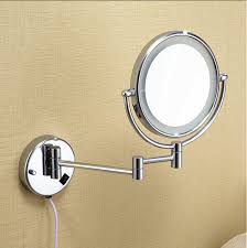 lighted makeup mirror wall mounted br