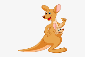 Download Svg Black And White Library Canguro P Cole Pinterest Kangaroo Cartoon Transparent Png 450x450 Free Download On Nicepng