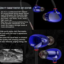 Another type, known as earbuds or earpieces1 consist of individual units. Kz Zs2 Dual Driver Dynamic Noise Cancelling Hifi Earphone