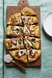 Pizza Cubano Recipe Leftover Ham Recipes Recipes Gourmet Pizza Recipes