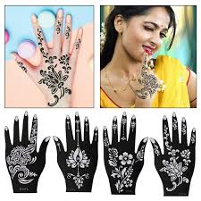 Free shipping on orders over $25 shipped by amazon. Buy Konsait Pack Of 12 Sheets Henna Tattoo Stencil Templates Henna Hand Temporary Tattoo Kit Indian Arabian Self Adhesive Tattoo Sticker For Hand Body Art Paint For Adults Women Teenager Girls Online