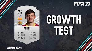 Pedri Gonzalez Growth Test Fifa 21 Career Mode Youtube