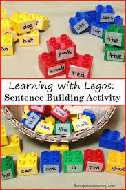Lego Sentence Building Sentence Building Sentence Activities Simple Sentences Activities