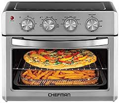 Chefman Air Fryer Toaster Oven 6 Slice 26 Qt Convection Airfryer W Auto Shut Off 60 Min Timer Roa In 2020 Chefman Air Fryer Toaster Oven Best Convection Microwave