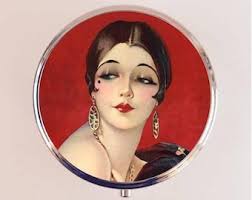 Antique 1920s Silver & Gold Diamond Seed Bead Arm Bag Purse Flapper Art  Deco