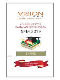 Percubaan spm subjek sains tingkatan 5 set 1 bahagian a. Soalan Ramalan Sains Spm 2019