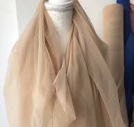 Medium skin stretch Tulle fabric elastane power mesh