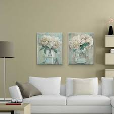 Farmhouse home decor ideas are not only beautiful but usually functional. Farmhouse Peonies Canvas Art Prints Set Of 2 Kirklands