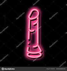 Dildo Sex Toy Neon Light Sign Vector Glowing Bright Icon ©pikepicture  475764128e ait Stok Vektör
