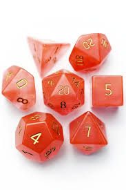 You use an umbrella to keep the rain off of you. Strawberry Tourmaline Gemstone Dice Set Gameteeuk