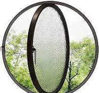 La ventana circular puede girar las ventanas de ventilación de iluminación  de aleación de aluminio de 360°, ventana abatible giratoria, adecuada para  ...