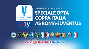 La coppa italia femminile è la coppa nazionale, riservata alle squadre femminili di serie a e serie b. Opta Facts Coppa Italia Femminile 2020 21 Roma Juventus Calcio Femminile Italiano
