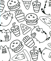Pusheen cat was created in 2010 by claire belton and andrew duff. Kawaii Pusheen Coloring Novocom Top