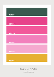 Copy and paste html color code for hot pink from this page. Mustard And Pink Colour Scheme Colour Palette 80 1 Fab Mood Wedding Colours Wedding Themes Wedding Colour Palettes