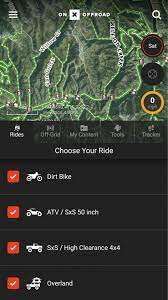 Offroad Gps Maps App Find Atv Dirt Bike Utv 4x4 Trails Onx Offroad Gps Map Bike Trails