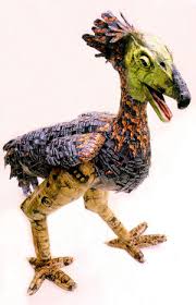 VAL Hunt of ArtHunt a creative recycling artist producing Sculptures, Wall  Hangings, Jewellery and Hats from drink cans and selected rubbish.