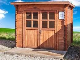 Gartenhaus 28mm 250x220 Cm 2 5x2 2m Geratehaus Schuppen Blockhaus Inkl Fussboden Ebay Gartenhaus Haus Blockhaus