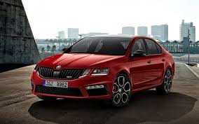 Download Wallpapers Skoda Octavia 2017 Sedan New Octavia Red Octavia Czech Cars Con Imagenes Cupra Autos Octavio