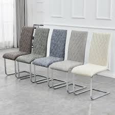 Check out our grey leather chair selection for the very best in unique or custom, handmade pieces from our chairs & ottomans shops. 2 4 6 Distressed Leather Dining Chairs Chrome Legs Kitchen Living Room Furniture Ebay