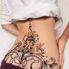 Because our henna tattoos are made with our proprietary fda approved inks, you avoid the risk associated with traditional henna inks. Girls Back Tattoos Ideas Henna Inspired Tattoos Henna Tattoo Back Girl Back Tattoos