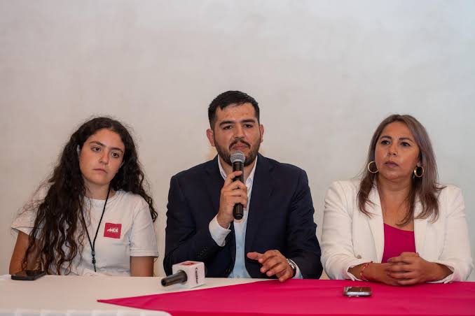 Somos México instaló este domingo su Comité Ejecutivo Estatal en Michoacán, encabezado por Carmen Pille Calderón como presidenta y Ángel Sigala como secretario general. Fotos Alfredo Soria/ACG