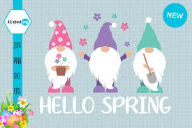 Download Gnomies Spring Spring Gnome Graphic By All About Svg Creative Fabrica PSD Mockup Templates