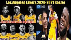 Current roster information for the los angeles lakers. Los Angeles Lakers 2020 2021 Roster Lakeshow Youtube