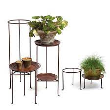 Iron Plant Stands 12 Diameter Campo De Fiori Naturally Mossed Terra Cotta Planters Carved Stone Forged Iron Cast Bronze Distinctive Lighting Zinc A Iron Plant Stand Plant Stand