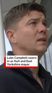 Luke Campbell has officially been sworn in as mayor for Hull and East  Yorkshire at a ceremony held today in Hessle.
