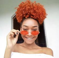 I Wanna Get A Bunch Of Weave Ponytails This Summer And Get Different Colors To Match My Outfits Natural Hair Styles Dyed Natural Hair Curly Hair Styles