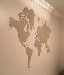 Os mapas do mundo mais comuns são os chamados mapas políticos, que representam as principais. Mapa Mundi Mdf No Elo7 Irwoodstuff A2a538