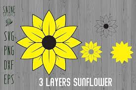 Free Free 3D Layered Sunflower Svg Free SVG PNG EPS DXF File