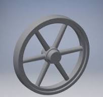 Antriebsrad 150mm Alu