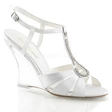 Kostenlose lieferung für viele artikel! Chaussures Compensees Mariage Chaussures De Mariee Blanches Pas Cher