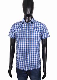 Details About G Star Raw Mens Shirt Short Sleeve Slim Fit Blue M