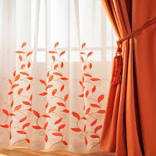 The curtain concept matches with the breakfast nook model. 20 Hottest Curtain Design Ideas For 2021 Pouted Com Orange Kitchen Curtains Living Room Orange Curtains Living Room