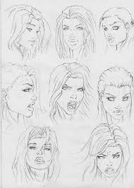 Useful drawing references and sketches for beginner artists. Facial Expressions Female Character Female Face Drawing Reference Novocom Top