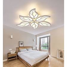 Lampadario smart tv per camera matrimoniale / usa airplay per mandare in streaming o condividere contenuti dai tuoi dispositivi apple su apple tv o sulle smart tv compatibili con airplay 2. Lovely Light Foglia Moderna Led Eye Care Lampadario In Acrilico Plafoniera Camera Da Letto Sala Da Pranzo Ciondolo Soggiorno Dimensione 6 Light