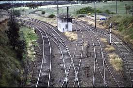 Demondrille Nsw Junction Of The Nsw Main South Line Left And The Line To Blayney Via Cowra On The Right 1985 Model Railway Train Railway
