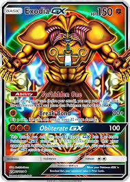 Exodia Gx Pokemon Yu Gi Oh Crossover Custom Pokemon Card Fake Pokemon Cards Pokemon Cards Legendary Custom Yugioh Cards
