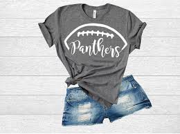 Panthers Svg Football Panthers High School Svg T Shirt Etsy Football Shirt Designs Football Mom Shirts Football Shirts