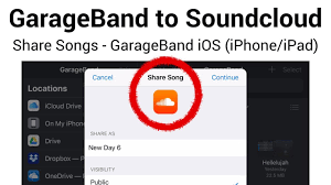 Garageband To Soundcloud Export Share Songs Directly From Garageband Ios Iphone Ipad Youtube